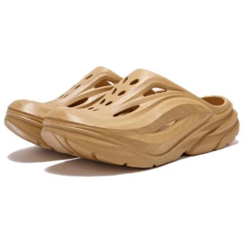 Hoka One One Recovery 1147951-WHTW Mule Men's US 9M Wheat Casual Slide DDK1042