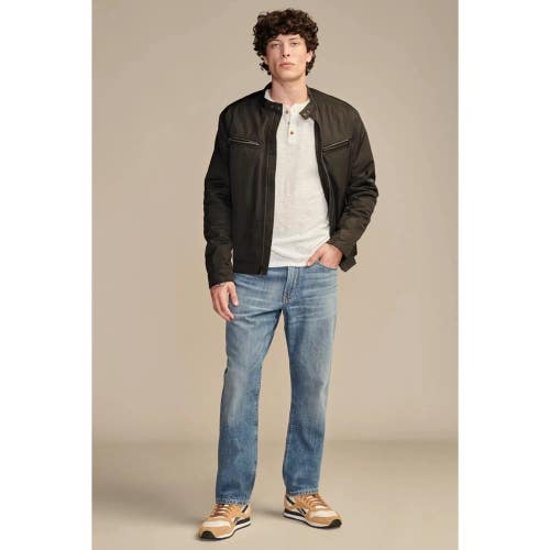 Lucky Brand 410 Jeans Men's 33X30 Blue Denim Athletic Straight Leg Zip Fly NLW15