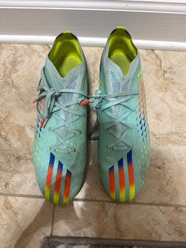 Blue Men's Size M 12.0 (W 13.0) Adidas X SPEEDPORTAL.2 FIRM GROUND BOOTS