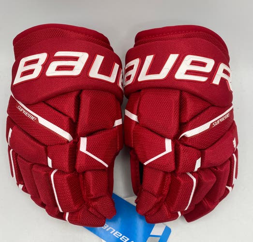 NEW Bauer Supreme M5 Pro Gloves, Red 11"