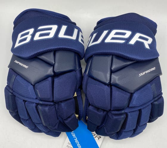NEW Bauer Supreme Matrix Gloves, Navy, 14"
