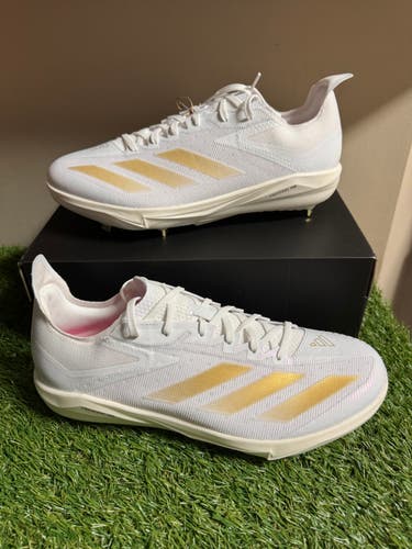 Adidas Adizero Electric+ BSB Metal Spike Mens Size 12 Baseball Cleats IF3368 NEW
