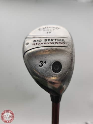 2007 CALLAWAY BIG BERTHA HEAVENWOOD 3 HYBRID 20* STIFF RCH 75W FAIR