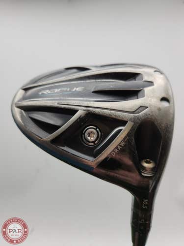 2018 CALLAWAY ROGUE DRAW DRIVER 10.5* REG PROJECTX HZRDUS SMOKE FAIR