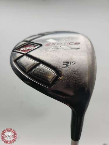 2013 TOUR EDGE EXOTICS XCG6 3 WOOD 15* REG MITSU FUBUKI 63 FAIR