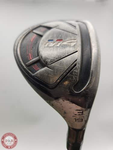 2018 TAYLORMADE M4 3 HYBRID 19* SENIOR FUJI ATMOS RED 5 POOR