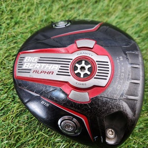 2015 CALLAWAY BIG BERTHA ALPHA 815 DRIVER 9* CLUBHEAD ONLY FAIR