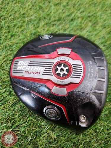 2015 CALLAWAY BIG BERTHA ALPHA 815 DRIVER 9* CLUBHEAD ONLY FAIR