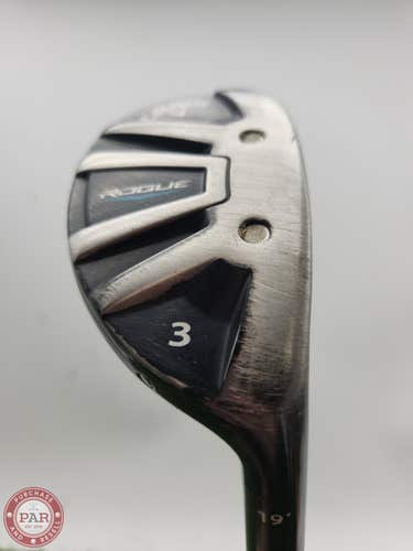 CALLAWAY ROGUE 3 HYBRID 19* STIFF ALDILA SYNERGY 60 FAIR