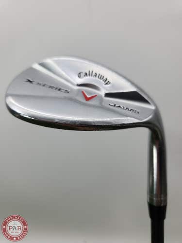 2010 CALLAWAY X SERIES JAWS WEDGE 56*/16 SENIOR UST GOLD 34.5" FAIR
