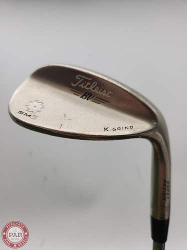 2014 TITLEIST VOKEY SM5 GOLD NICKEL WEDGE 60*/11 STIFF TT DYNAGOLD 35" GOOD