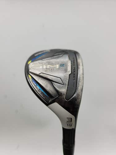 2021 TAYLORMADE SIM2 MAX 3 HYBRID 19* STIFF FUJI ATMOS +HC FAIR