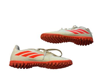 Used Adidas Soccer Cleats White Junior 03.5 11873-S000233719