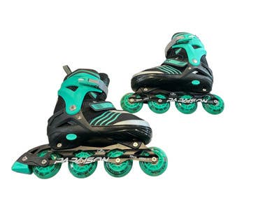 Used PAPAISON Senior Rec Fitness Skates Teal Adjustable 11873-S000238802