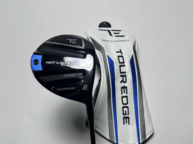 Tour Edge Hot Launch Max D 5 Fairway Wood 18* Ascent Blue 50A 50g Senior RH HC