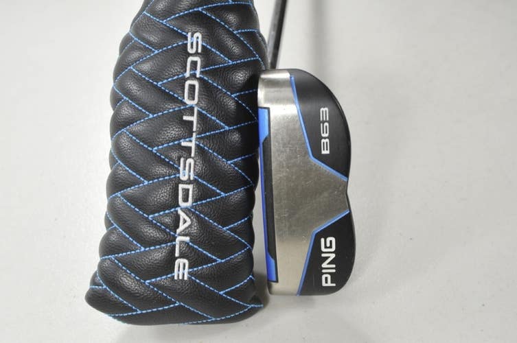 Ping Scottsdale B63 2025 36" Putter RH Slight Arc Steel with Headcover  # 216261