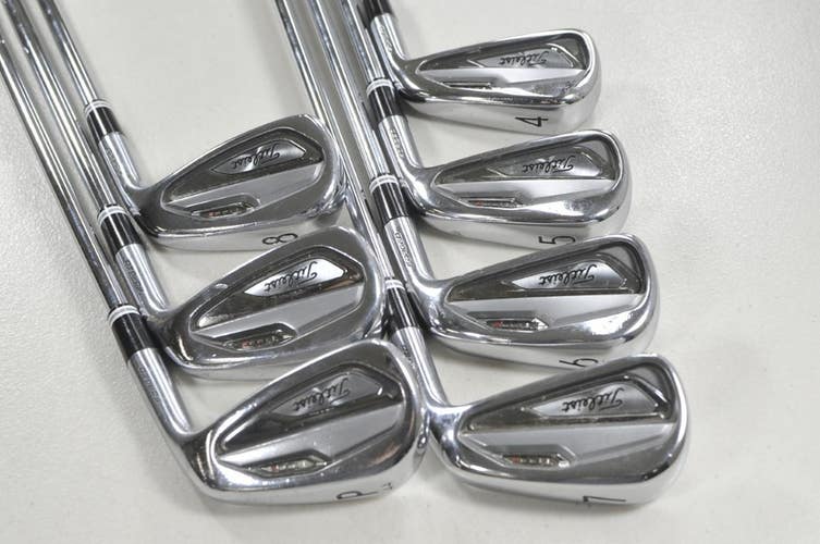 Titleist T100S 2019 4-PW Iron Set Regular Flex Right Elevate ETS Steel # 215781