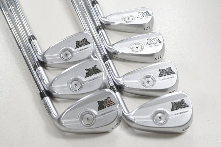 PXG Gen7 0311 P Chrome 5-W,GW Iron Set Stiff Flex RH DG MID S300 Steel # 215867