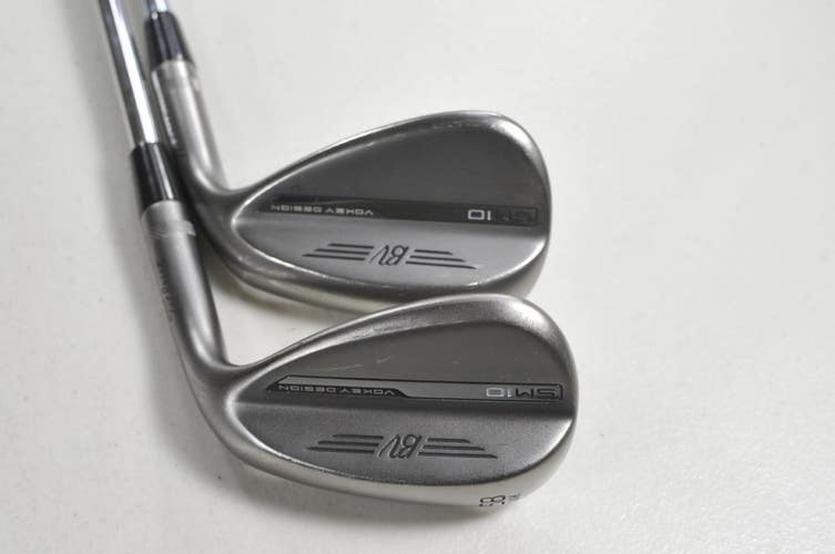 Titleist Vokey SM10 Nickel 54*, 58* Wedge Set Right BV Wedge Flex Steel # 215918