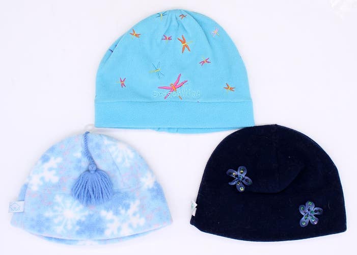 Girl'S Fleece Hats (Variety Pack Of 3)