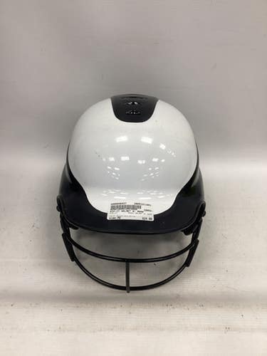 Used RIP-IT HELMET W/ MASK Batting Helmet w/Mask Black And White MD 11851-S000046437