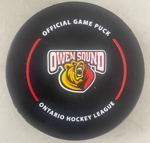 Owen Sound Attack puck