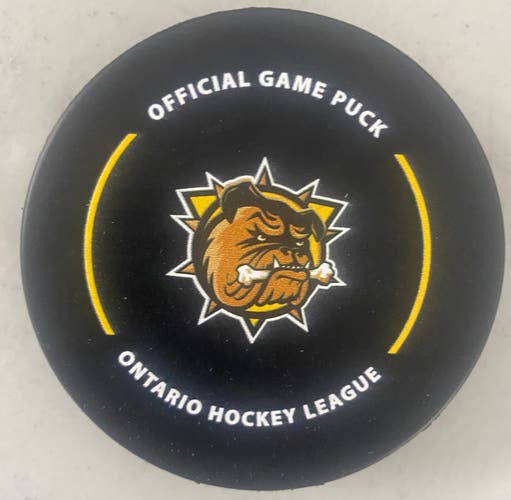 Brantford Bulldogs puck