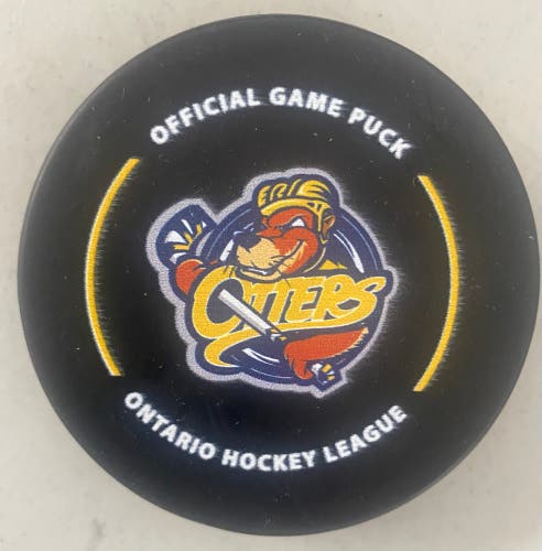 Erie Otters puck