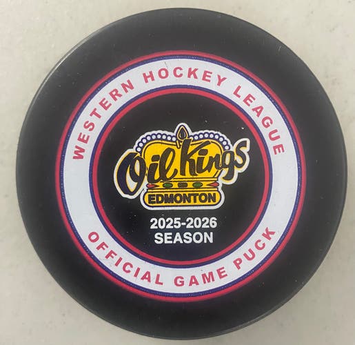 Edmonton Oil Kings puck