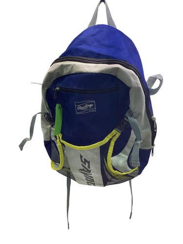 Used Rawlings SAVAGE BACKPACK BB/SB Player Backpack Navy Blue 11347-S000268573