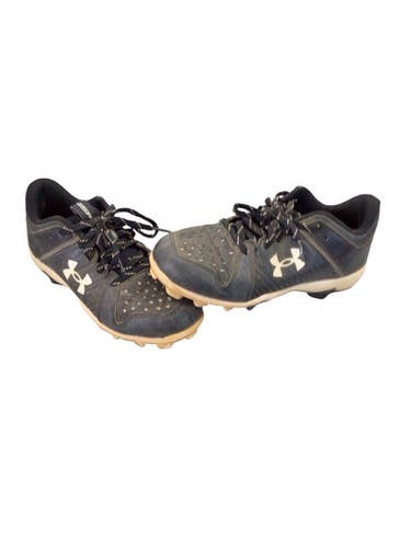 Used Under Armour LEADOFF BB/SB Cleats Black Junior 03.5 11760-S000091346