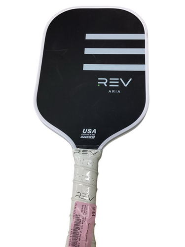 Used REV ARIA Pickleball Racquet Black And White 11613-S000181811