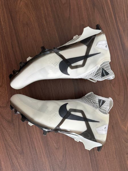 Nike Alpha Menace Elite 3 Football Cleats White/Black Mens  display picture 1