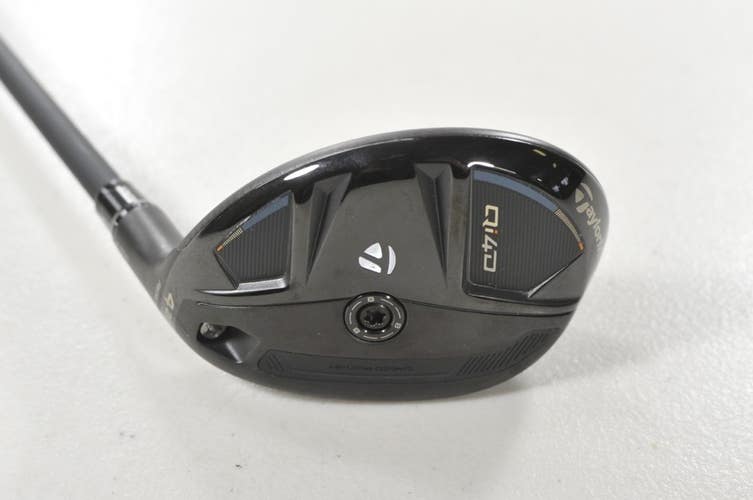 TaylorMade Qi4D Rescue 4-22* Hybrid Stiff Flex RH KBS Reax 75g Graphite # 217578
