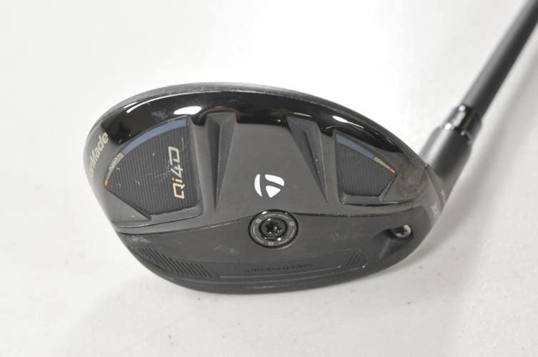 LEFT HANDED TaylorMade Qi4D Rescue 4-22* Hybrid Regular Flex Graphite # 217577
