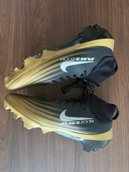 NIKE Zoom Air Vapor Pro 1 Football Cleats Mens Size 11 Black Gold FB3298-003 Size 11 NIKE Zoom Air Vapor Pro 1 Football Cleats Men main image 3