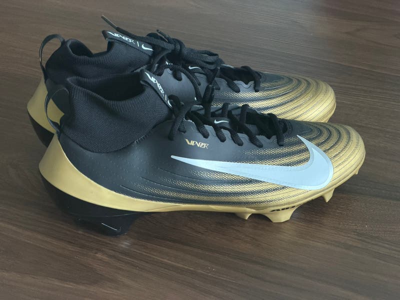 Nike Vapor Pro 1 Football Cleats Black Gold Men\'s Size 11 FB3298-003 NEW New Nike Vapor Pro 1 Football Cleats Black Metallic Gold  main image 3