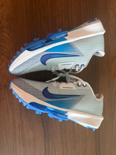 Nike Men’s Size 8.5 Zoom Infinity Tour 2 Golf Shoes Grey/Blue FD0217-001 NEW