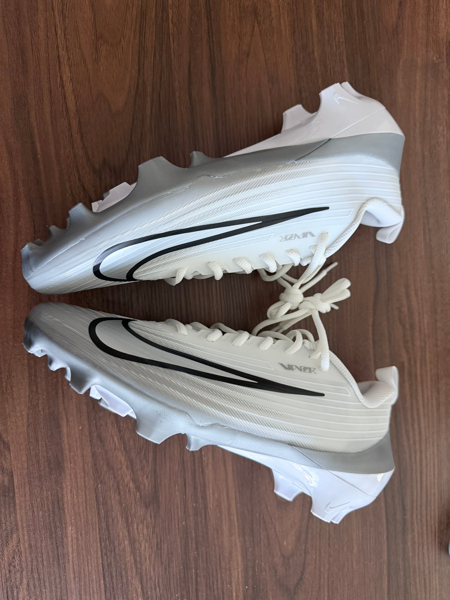 Nike Vapor Speed 3 \'White Wolf Grey\' FB3303-100 Football Cleats Men Size 13 NEW Nike Vapor Speed 3 White Wolf Grey for Sale | Authenticity  main image 2