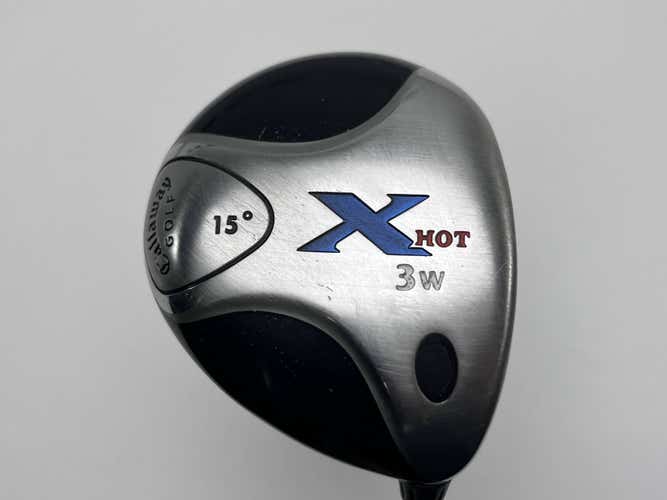 Callaway X Hot 2007 3 Fairway Wood 15* Fujikura Banzai 65g Regular RH