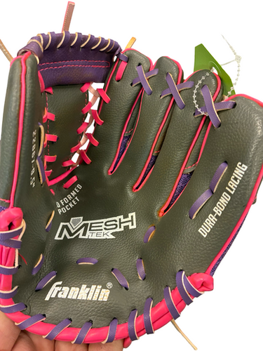 Used Franklin MESH TEK BB/SB Glove T-ball Purple And Pink 9 1/2" 11682-S000131953