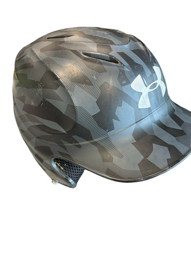 Used Under Armour BASEBALL HELMET Batting Helmet No Mask Black MD 11682-S000131946