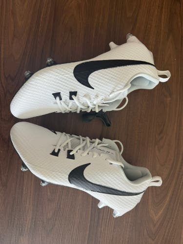 Men's Nike Vapor Edge Speed 360 2 D Football Cleats White FJ7093-100 Size 14