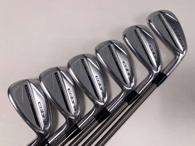 Cobra KING Tec X 2025 Iron Set 5-PW SteelFiber i95 CW Regular Graphite Mens RH
