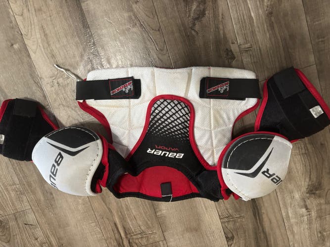 Large Youth Bauer Vapor Lil Rookie Shoulder Pads (Used)