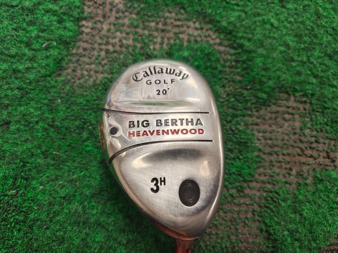 Callaway Big Bertha Heavenwood 20 Degree 3 Hybrid 3H Regular Flex  Graphite