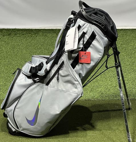 Nike 2026 Air Hybrid 2 Golf Carry Stand Bag 14-Way w/ Rain Hood Color: Gray NEW