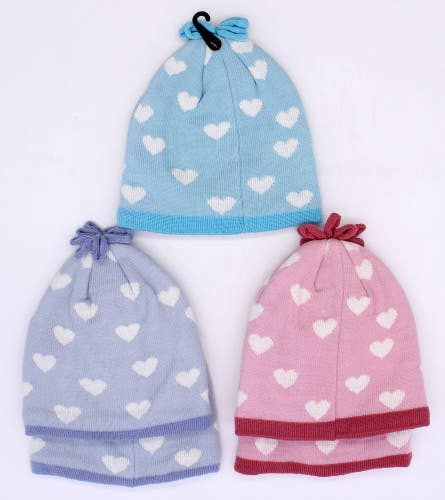 Girls Hats (Variety Pack Of 5)