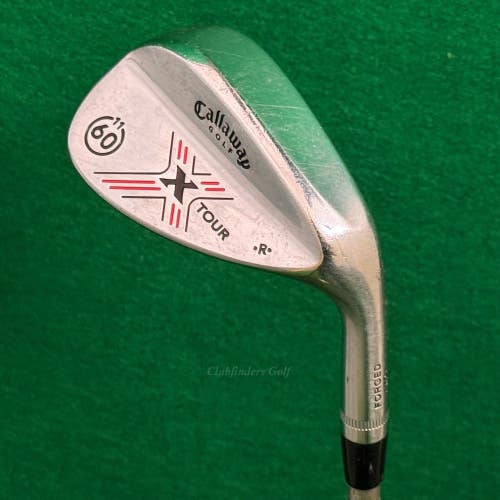 Callaway X Tour Chrome 60-11 60 Lob Wedge Stepped Steel Wedge Flex