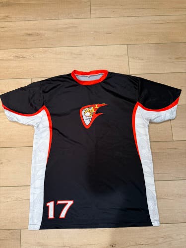 Black Fuego Lacrosse Shirt XL